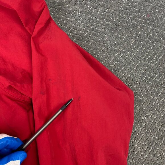 Vintage 90s Tommy Hilfiger Jacket Men's Medium Oversized Patch Logo FlagSailing - Picture 10 of 16